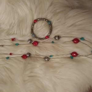 Selling both necklace & bracelet together